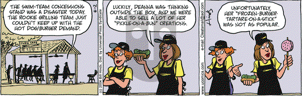 Cleats on Wednesday June 2, 2004 Comic Strip