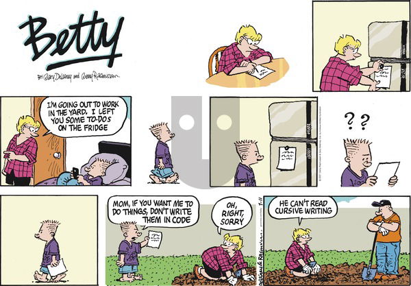Betty - Sunday July 11, 2021 Comic Strip