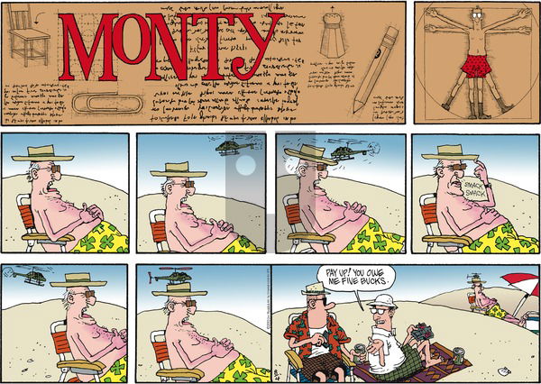 Monty on Sunday August 4, 2013 Comic Strip
