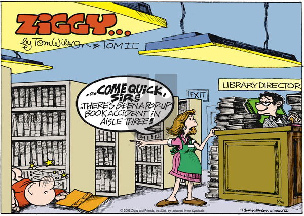 Ziggy on Sunday January 15, 2006 Comic Strip