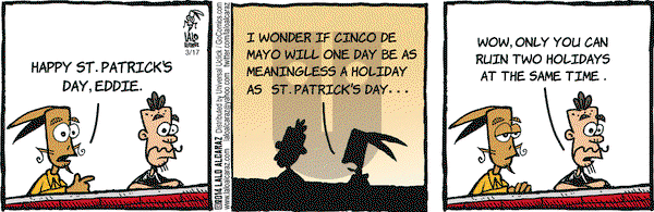 La Cucaracha - Monday March 17, 2014 Comic Strip