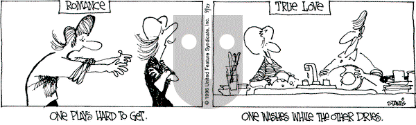 The Buckets on Friday September 27, 1996 Comic Strip