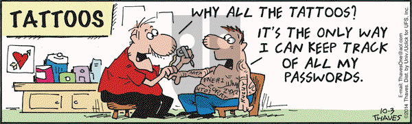 Frank and Ernest on Friday October 3, 2014 Comic Strip