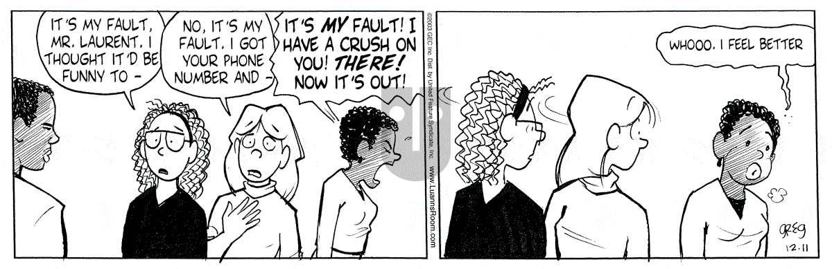 Luann - Thursday December 11, 2003 Comic Strip