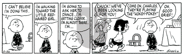 Peanuts on Friday May 22, 1998 Comic Strip