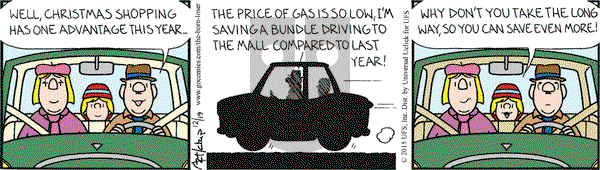 The Born Loser on Saturday December 19, 2015 Comic Strip