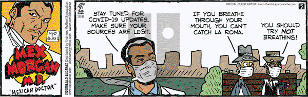 La Cucaracha on Thursday October 8, 2020 Comic Strip