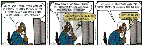 The Boondocks - Tuesday July 5, 2005 Comic Strip