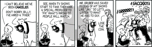 Cow and Boy Classics on Tuesday April 29, 2008 Comic Strip