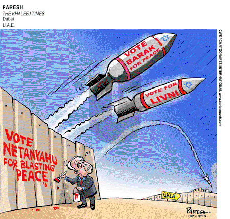 ViewsMidEast on Tuesday January 13, 2009 Comic Strip