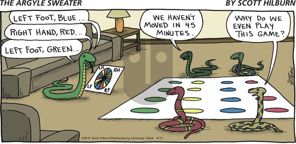 The Argyle Sweater on Sunday June 12, 2016 Comic Strip