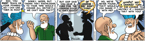 Alley Oop on Saturday August 11, 2018 Comic Strip