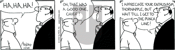 The Born Loser on Wednesday November 20, 2002 Comic Strip