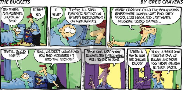 The Buckets on Sunday July 14, 2013 Comic Strip