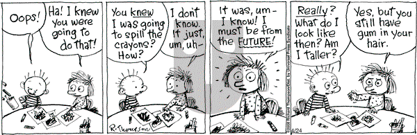 Cul de Sac on Thursday April 24, 2008 Comic Strip