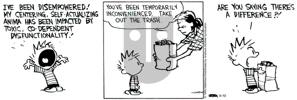 Calvin and Hobbes - Saturday June 10, 2023 Comic Strip