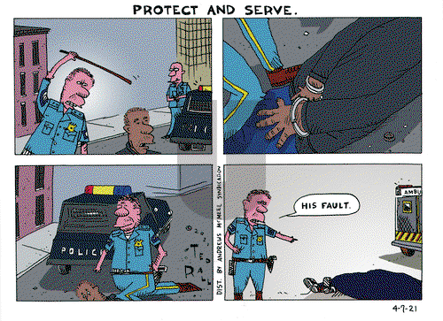 Ted Rall on Wednesday April 7, 2021 Comic Strip