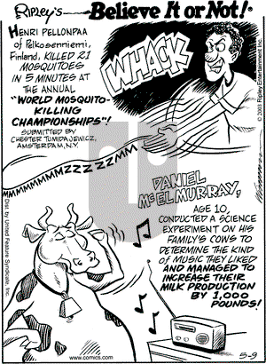 Ripley's Believe It or Not on Friday July 25, 2003 Comic Strip