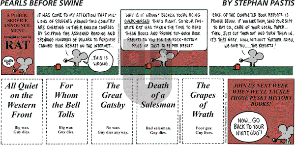 Pearls Before Swine on Sunday September 5, 2004 Comic Strip