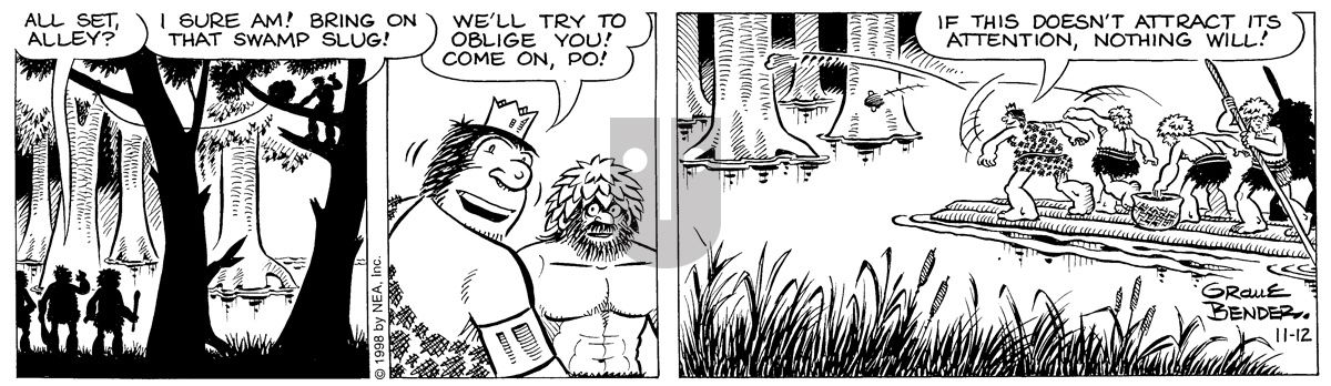 Alley Oop - Thursday November 12, 1998 Comic Strip