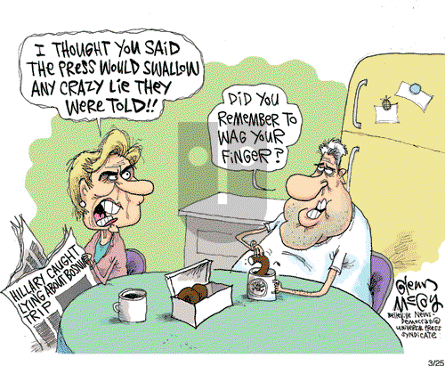 Glenn McCoy on Tuesday March 25, 2008 Comic Strip