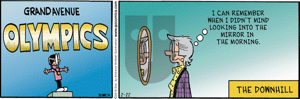 Grand Avenue on Thursday February 22, 2018 Comic Strip