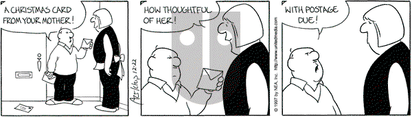 The Born Loser on Monday December 22, 1997 Comic Strip