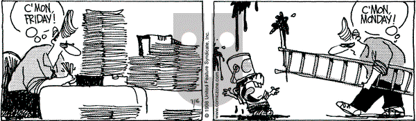 The Buckets on Thursday July 16, 1998 Comic Strip