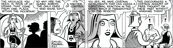 Alley Oop on Wednesday September 27, 2000 Comic Strip