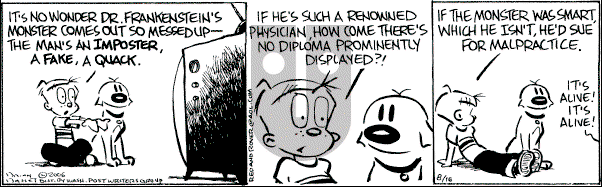 Red and Rover on Wednesday August 16, 2006 Comic Strip