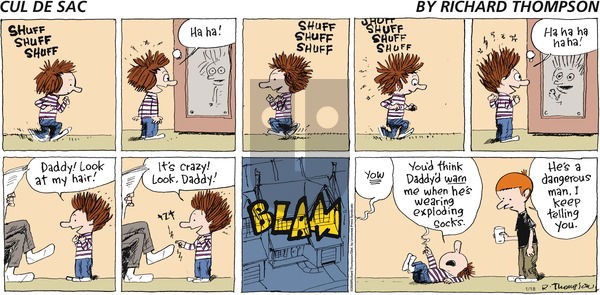 Cul de Sac on Sunday January 18, 2009 Comic Strip