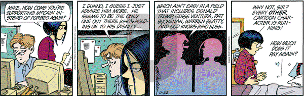 Doonesbury on Monday November 22, 1999 Comic Strip