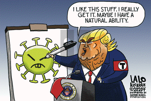 Lalo Alcaraz on Monday March 23, 2020 Comic Strip