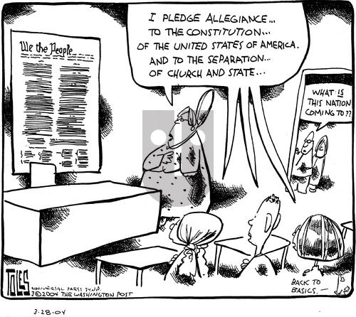 Tom Toles on Sunday March 28, 2004 Comic Strip