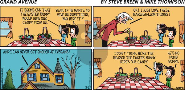 Grand Avenue on Sunday March 27, 2016 Comic Strip