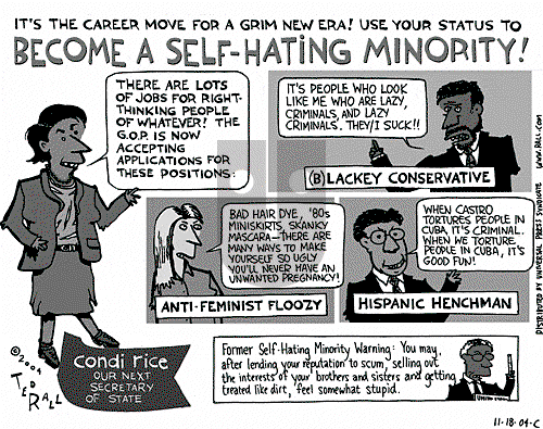 Ted Rall on Monday November 22, 2004 Comic Strip