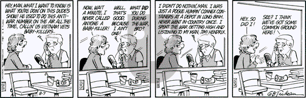 Doonesbury on Friday August 7, 1981 Comic Strip