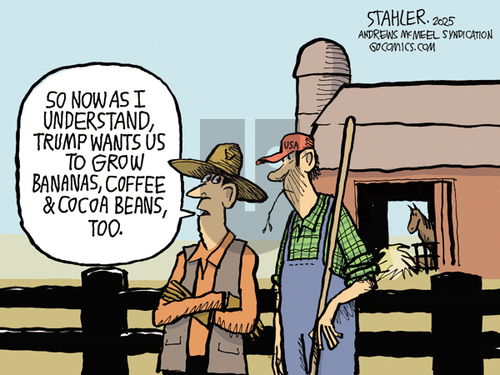 Jeff Stahler on Thursday April 3, 2025 Comic Strip