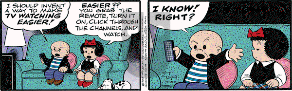 Nancy on Saturday January 31, 2015 Comic Strip