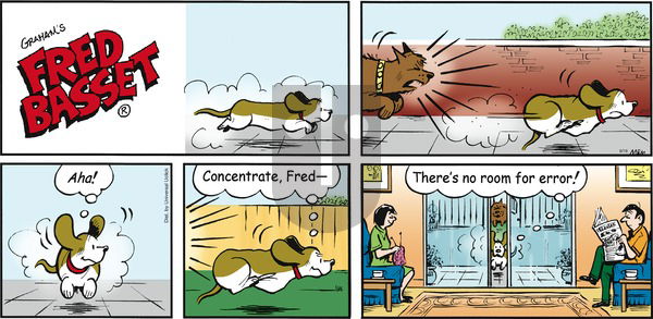 Fred Basset on Sunday June 16, 2013 Comic Strip