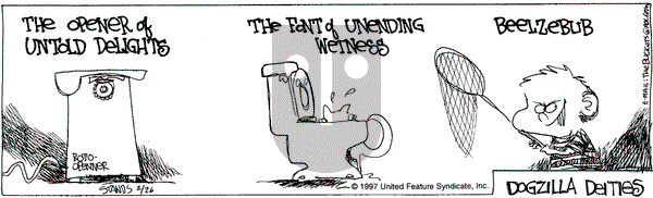 The Buckets on Wednesday February 26, 1997 Comic Strip