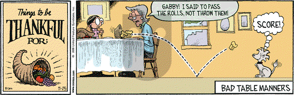 Grand Avenue on Tuesday November 25, 2008 Comic Strip