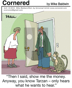 Cornered on Tuesday June 21, 2016 Comic Strip