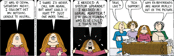 Cathy Classics - Monday January 21, 2002 Comic Strip