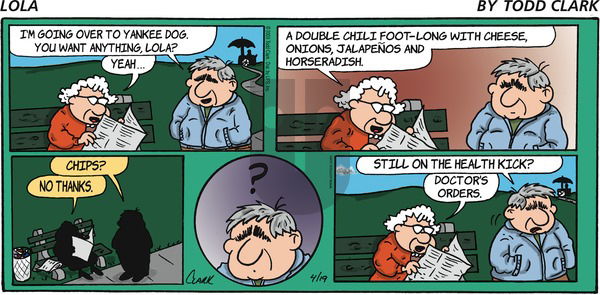 Lola - Sunday April 19, 2009 Comic Strip
