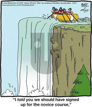 In the Bleachers on Friday March 24, 2017 Comic Strip