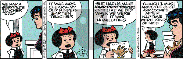 Nancy on Friday January 14, 2011 Comic Strip