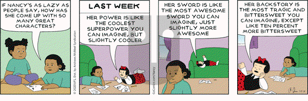 Nancy on Wednesday January 15, 2020 Comic Strip