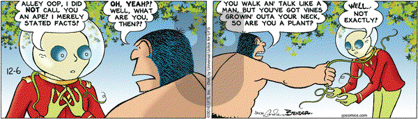 Alley Oop on Tuesday December 6, 2016 Comic Strip