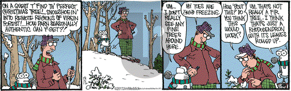Monty on Tuesday December 12, 2017 Comic Strip